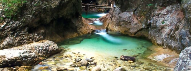 schönste Klammen, Grotten, Schluchten, Gumpen & Höhlen sind ideale Ziele für einen getmyTrip-Tirol Tagesausflug im Wanderurlaub. Reisetipp zu den schönsten Plätzen